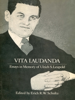 Paperback Vita Laudanda: Essays in Memory of Ulrich S. Leupold Book