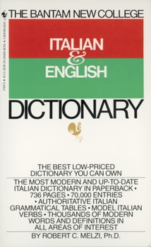 Mass Market Paperback The Bantam New College Italian & English Dictionary Book