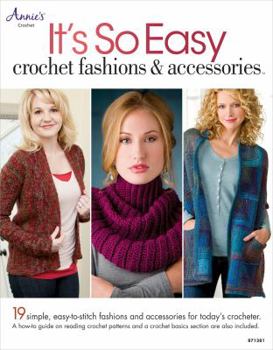 Paperback It's So Easy: Crochet Fashions & Accessories Book