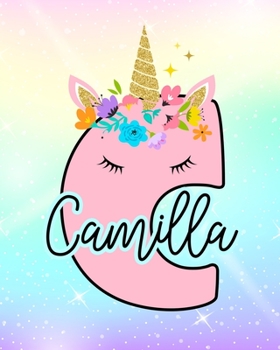 Camilla: Girls Unicorn Journal to Write In Personalized Journal