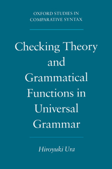 Paperback Checking Theory and Grammatical Functions in Universal Grammar Book