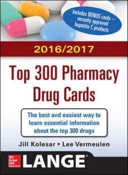 Paperback Top 300 Pharmacy Drug Cards Book