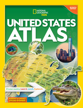 Library Binding National Geographic Kids United States Atlas 7th Edition Book