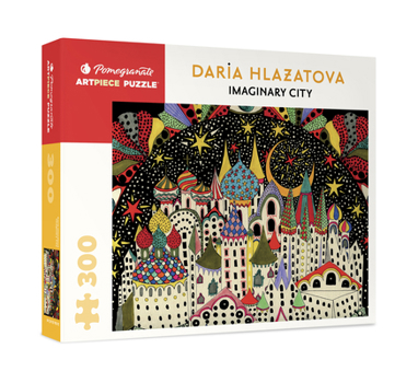 Misc. Daria Hlazatova Imaginary City 300 Piece Jigsaw Puzzle Book
