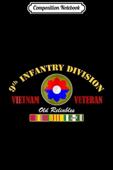 Paperback Composition Notebook: 9th Infantry Division Vietnam Veteran Old Reliables Journal/Notebook Blank Lined Ruled 6x9 100 Pages Book