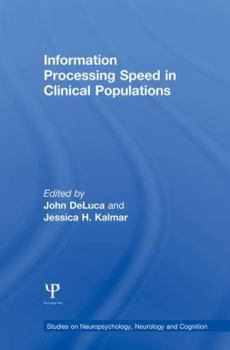 Paperback Information Processing Speed in Clinical Populations Book