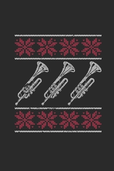 Christmas Trumpet: Dotted Bullet Notebook (6" x 9" - 120 pages) ~ Christmas Themed Notebook for Daily Journal, Diary, and Gift