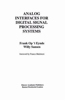 Paperback Analog Interfaces for Digital Signal Processing Systems Book