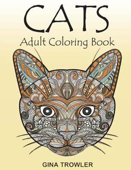 Paperback Cats: Adult Coloring Book: Cat Lover Book