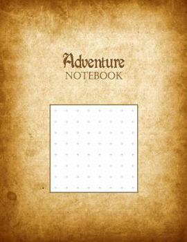 Paperback Adventure Notebook: 1/2" Cross Grid Graph Paper Rule Book