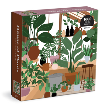 Misc. House of Plants 1000 Piece Puzzle in Square Box Book