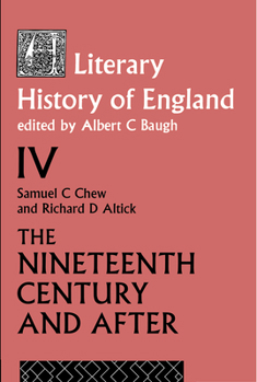 Paperback A Literary History of England Vol. 4 Book