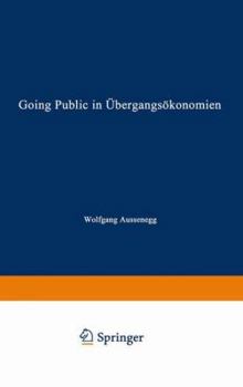 Paperback Going Public in Übergangsökonomien: Das Preisverhalten Von Initial Public Offerings in Polen [German] Book