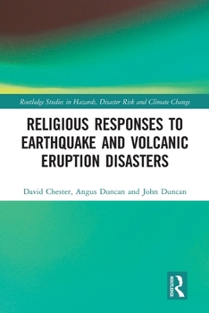 Paperback Religious Responses to Earthquake and Volcanic Eruption Disasters Book