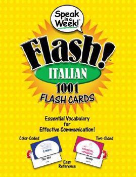 Speak in a Week! Flash! Italian: 1001 Flash Cards - Book  of the Speak in a Week: Italian