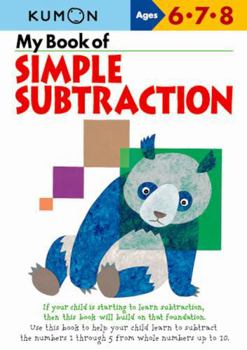 Paperback Kumon My Book of Simple Subtraction Book