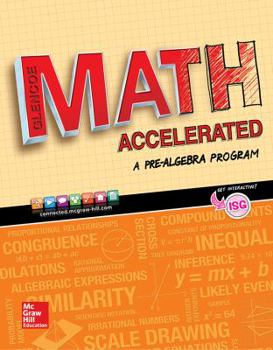 Hardcover Glencoe Math Accelerated 2017 Student Edition Book
