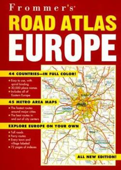 Paperback Frommer's Road Atlas Europe Book