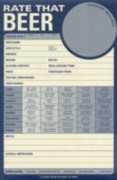 Misc. Supplies Knock Knock Pads: Rate That Beer Pad Book