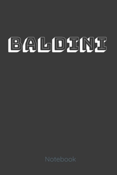 Paperback Baldini Notebook: Get it! With this lined notebook great gift for the side hustler Book