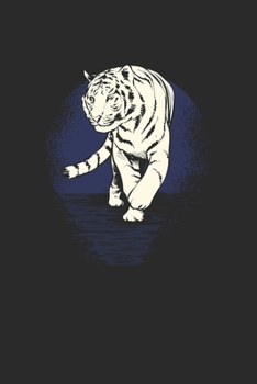 Tiger Drawing: Tigers Notebook, Dotted Bullet (6" x 9" - 120 pages) ~ Animal Themed Notebook for Daily Journal, Diary, and Gift