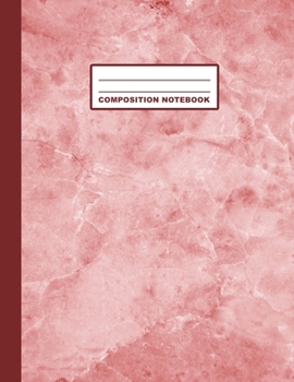 Paperback Composition Notebook: Marble Cover Design - College Ruled - 120 Blank Lined Pages - 8.5" X 11" - Matte Finished Soft Cover Book