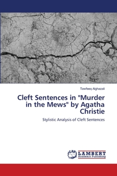 Paperback Cleft Sentences in "Murder in the Mews" by Agatha Christie Book