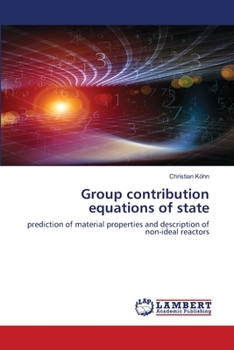 Paperback Group contribution equations of state Book