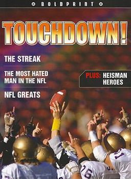 Paperback Steck-Vaughn Boldprint Anthologies: Individual Student Edition Lime Touchdown! Book