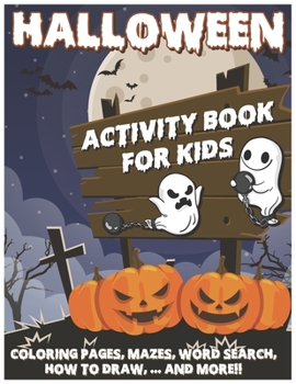 Paperback Kids Halloween Activity Book