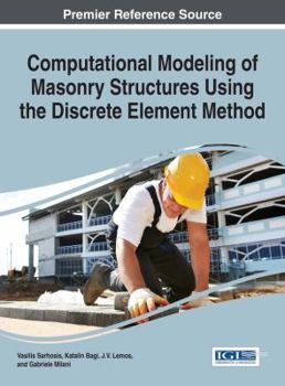 Hardcover Computational Modeling of Masonry Structures Using the Discrete Element Method Book