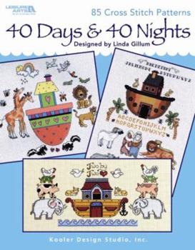 Hardcover 40 Days & 40 Nights (Leisure Arts #4613) Book