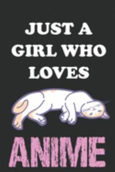 Anime Notebook: Cool Anime Girl Notebook or journal for Manga Kawaii Senpai Fans (6 x9 inches) cream paper with 120 pages