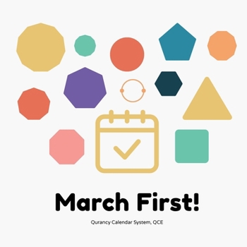 Paperback March First, Qurancy Calendar System Book