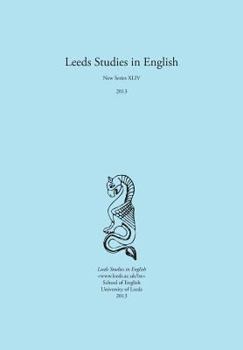 Paperback Leeds Studies in English 2013 Book