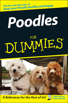 Paperback Poodles for Dummies Book