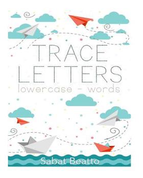 Paperback Trace letters: lower-case words Book