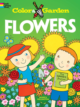 Paperback Color & Garden Flowers Book