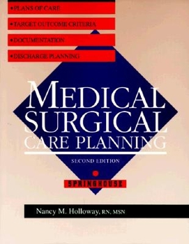 Paperback Medical Surgical Care Planning Book
