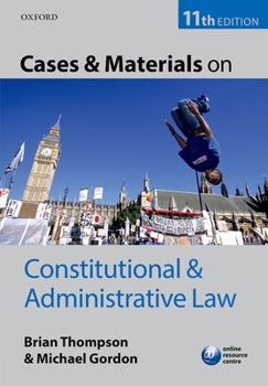 Paperback Cases & Materials on Constitutional & Administrative Law Book