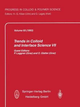 Paperback Trends in Colloid and Interface Science VII Book