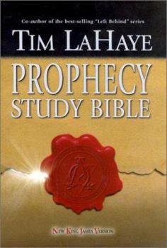 Hardcover Prophecy Study Bible: New King James Version Bonded Burgundy Book