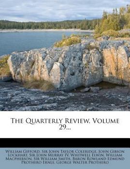 Paperback The Quarterly Review, Volume 29... Book