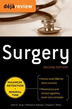 Paperback Deja Review Surgery Book