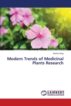 Paperback Modern Trends of Medicinal Plants Research Book