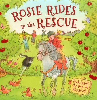 Hardcover Rosie Rides to the Rescue: Peek Inside the Pop-Up Windows! Book