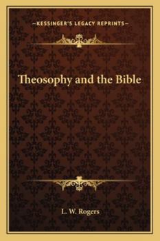 Paperback Theosophy and the Bible Book