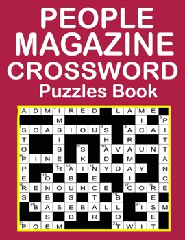 Paperback People Magazine Crossword Puzzles Book