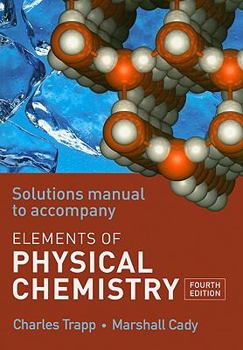Paperback The Elements of Physical Chemistry Solutions Manual Book