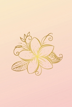 Paperback Floral Notebook Book